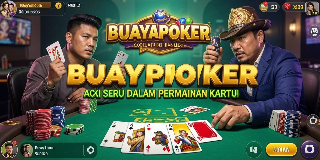 Gameplay seru dan menegangkan dalam BUAYAPOKER.