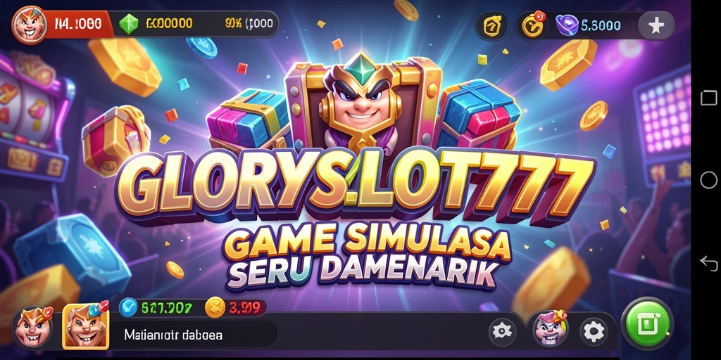 Tampilan gameplay GLORYSLOT777 yang memukau dan interaktif.