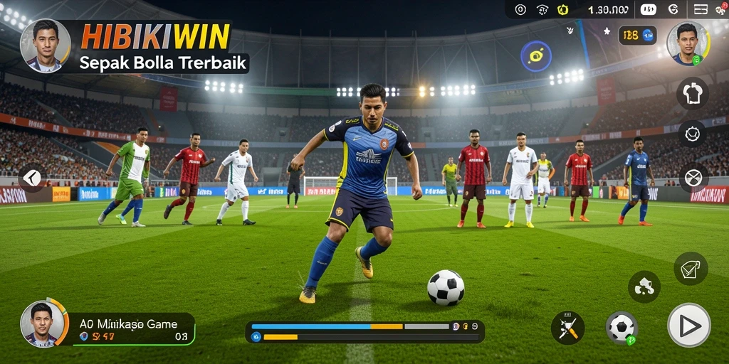 Tampilan gameplay HIBIKIWIN yang menegangkan dan mendebarkan.