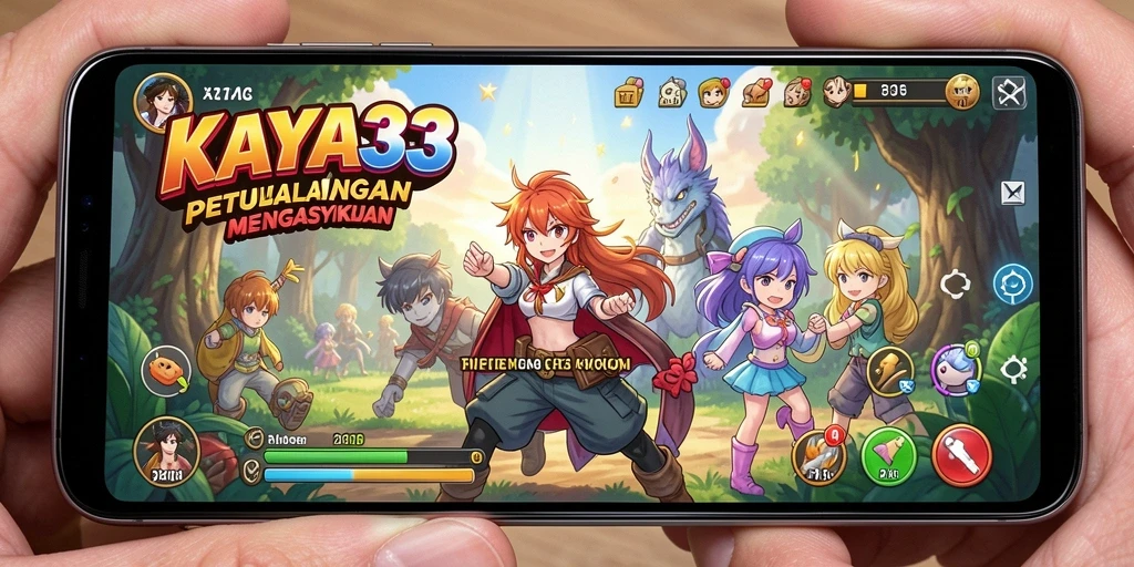 Screenshot menampilkan aksi seru dalam KAYA33 dengan karakter anime yang mengagumkan.