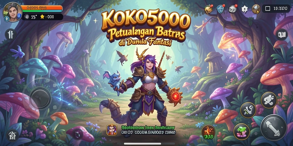 Tampilan gameplay KOKO5000 yang mengasyikkan dan penuh aksi.