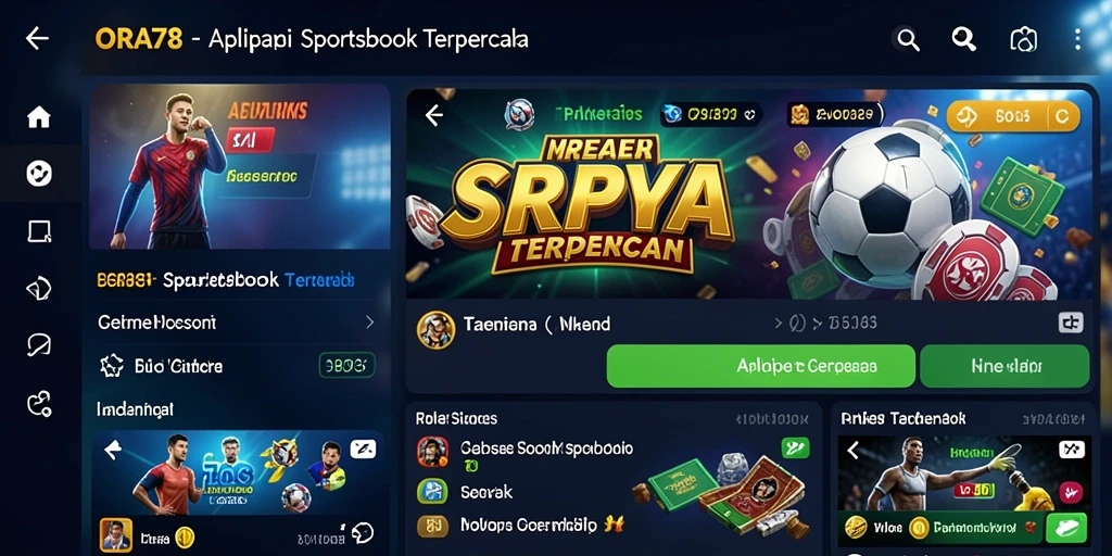 Tampilan gameplay menarik dari aplikasi Sportsbook ORA78.
