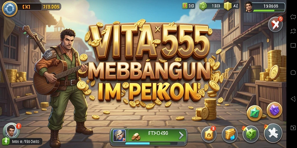 Gameplay seru dalam mengelola bisnis di VITA555.