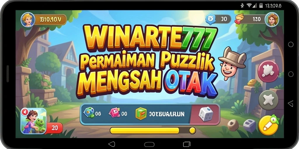 Tampilan gameplay Puzzle menarik dari WINRATE777.