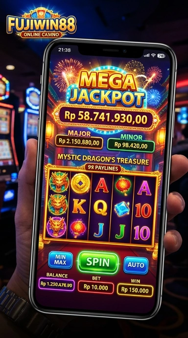 Tampilan utama aplikasi fujiwin88 yang sederhana dan menarik.